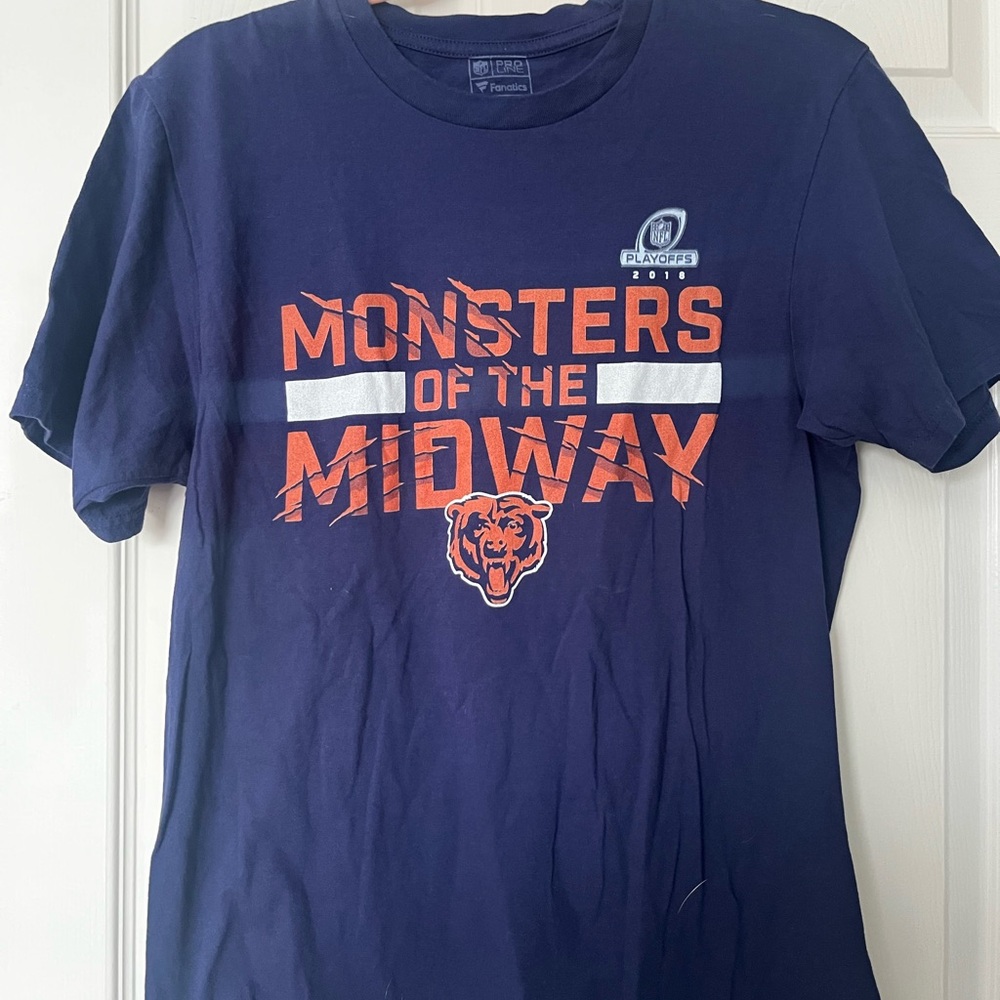 NFL Bears 2018 Playoff T- Shirt - Never Worn